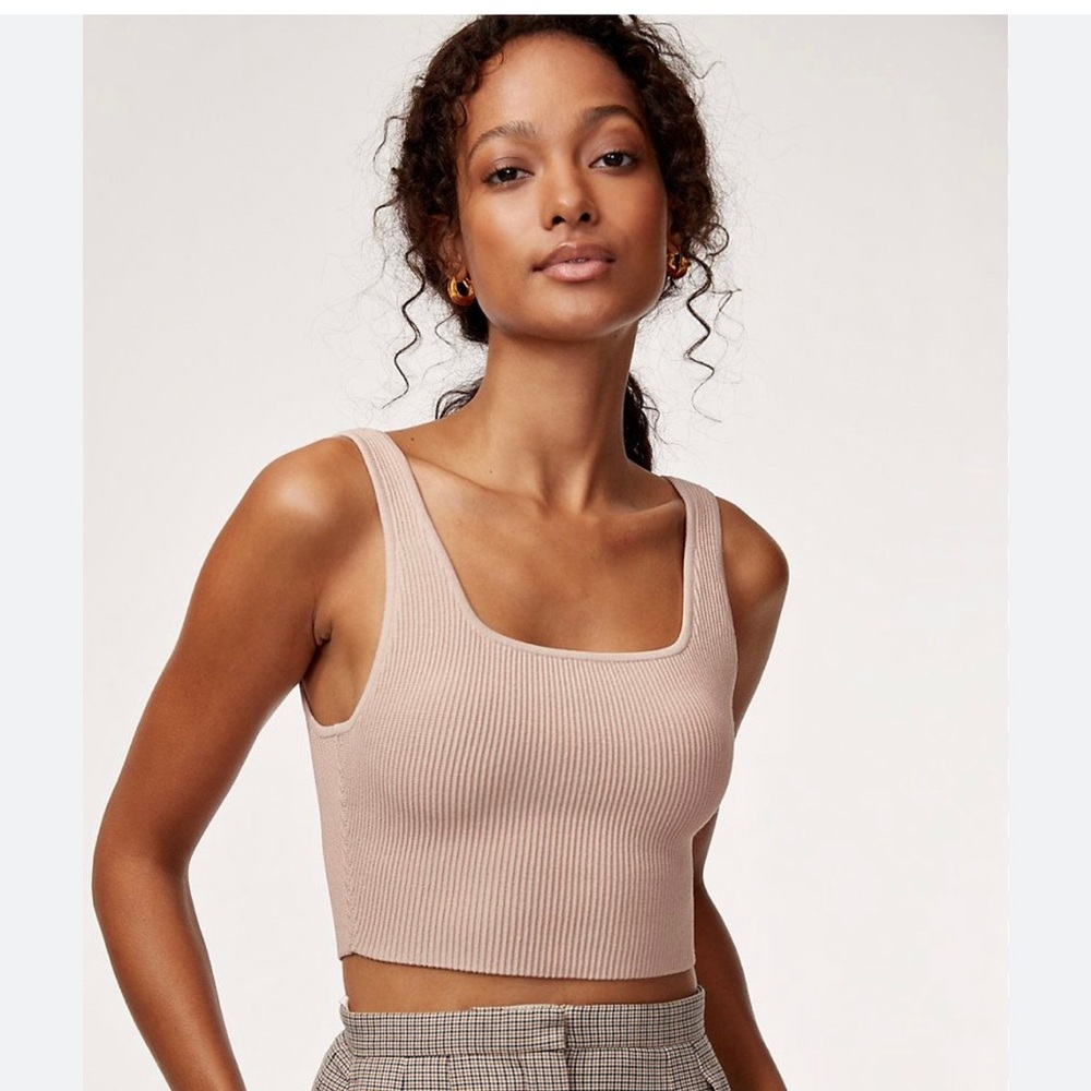ARITZIA BABATON SCULPT KNIT TANK